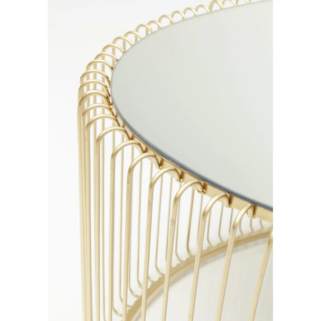 KARE Design Tables Basses|Table Basse Wire Uno Laiton 60X90Cm