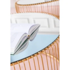 KARE Design Tables Basses|Table Basse Wire Uno Laiton 60X90Cm