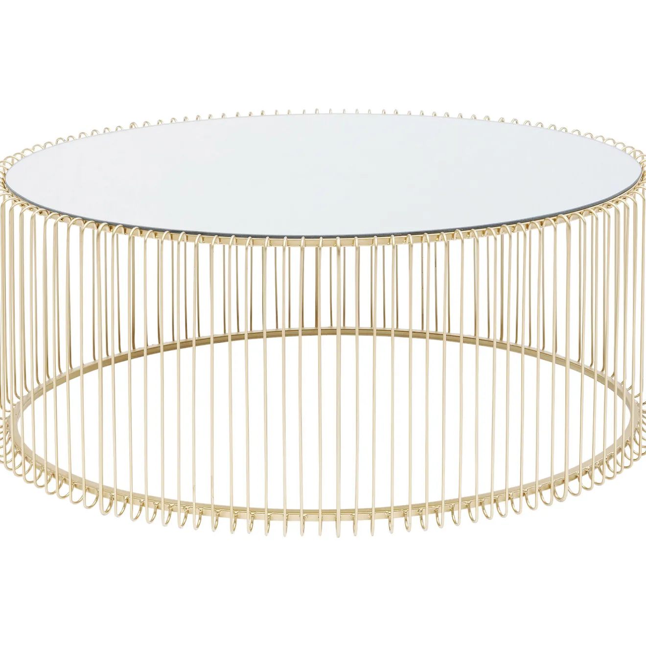 KARE Design Tables Basses|Table Basse Wire Uno Laiton 60X90Cm