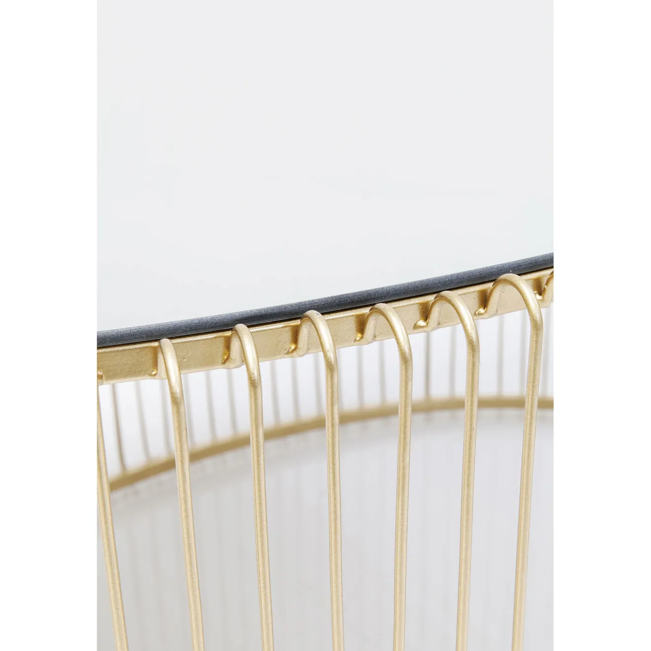 KARE Design Tables Basses|Table Basse Wire Uno Laiton 60X90Cm