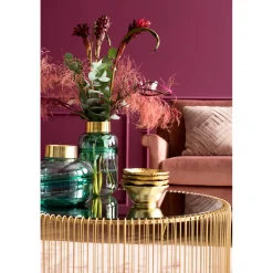 KARE Design Tables Basses|Table Basse Wire Uno Laiton O80Cm