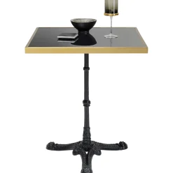 KARE Design Tables À Manger|Table Bistrot Kaffeehaus Rim Noir 60X60