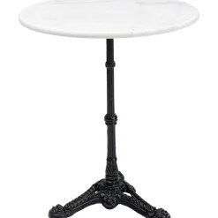 KARE Design Autres Meubles Extérieurs|Table Bistrot Kaffeehaus Blanc O 60
