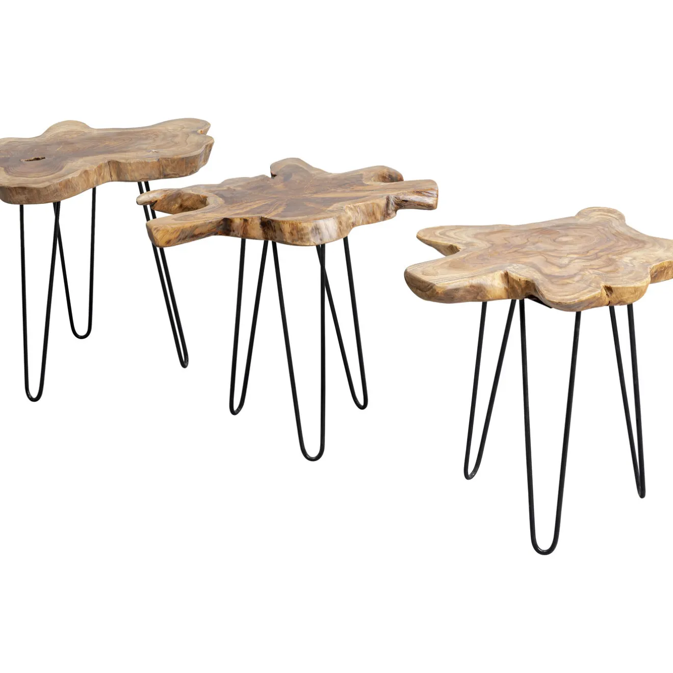 KARE Design Tables D'Appoint|Table D Appoint Aspen Nature 50X50Cm