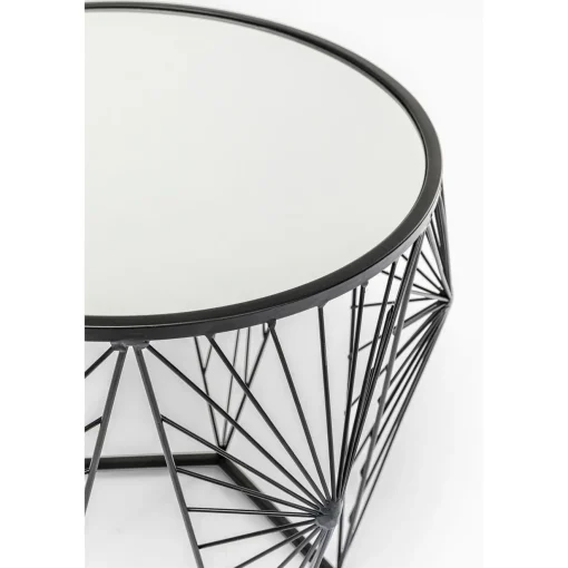 KARE Design Tables D'Appoint|Table D Appoint Cobweb Noir (2/Set)