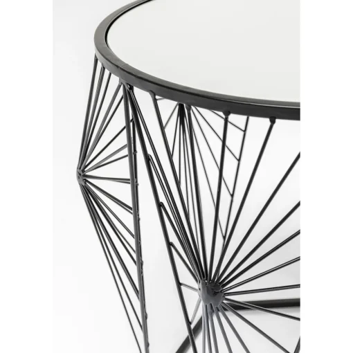 KARE Design Tables D'Appoint|Table D Appoint Cobweb Noir (2/Set)