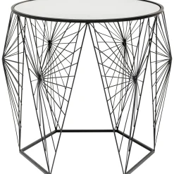 KARE Design Tables D'Appoint|Table D Appoint Cobweb Noir (2/Set)