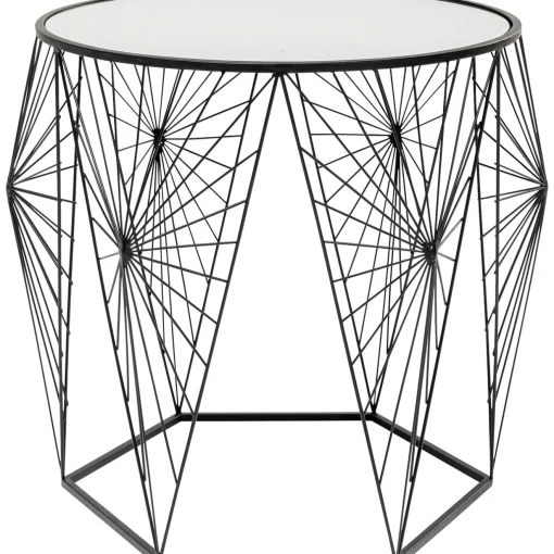 KARE Design Tables D'Appoint|Table D Appoint Cobweb Noir (2/Set)