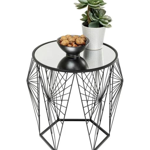 KARE Design Tables D'Appoint|Table D Appoint Cobweb Noir (2/Set)