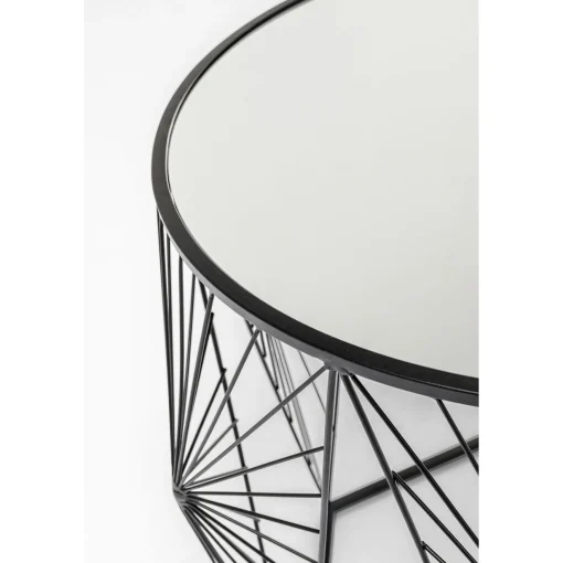 KARE Design Tables D'Appoint|Table D Appoint Cobweb Noir (2/Set)