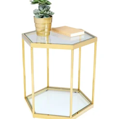 KARE Design Tables D'Appoint|Table D Appoint Comb Dore 55