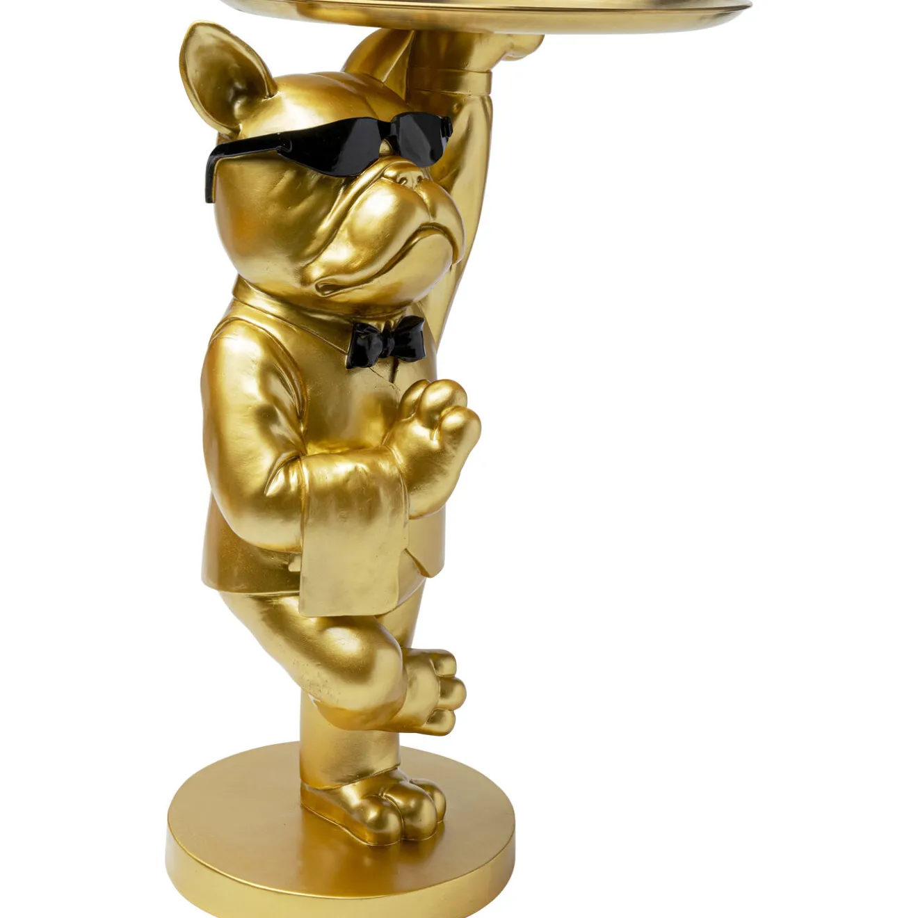 KARE Design Tables D'Appoint|Table D Appoint Cool Bulldog Tray Dore 34X55Cm