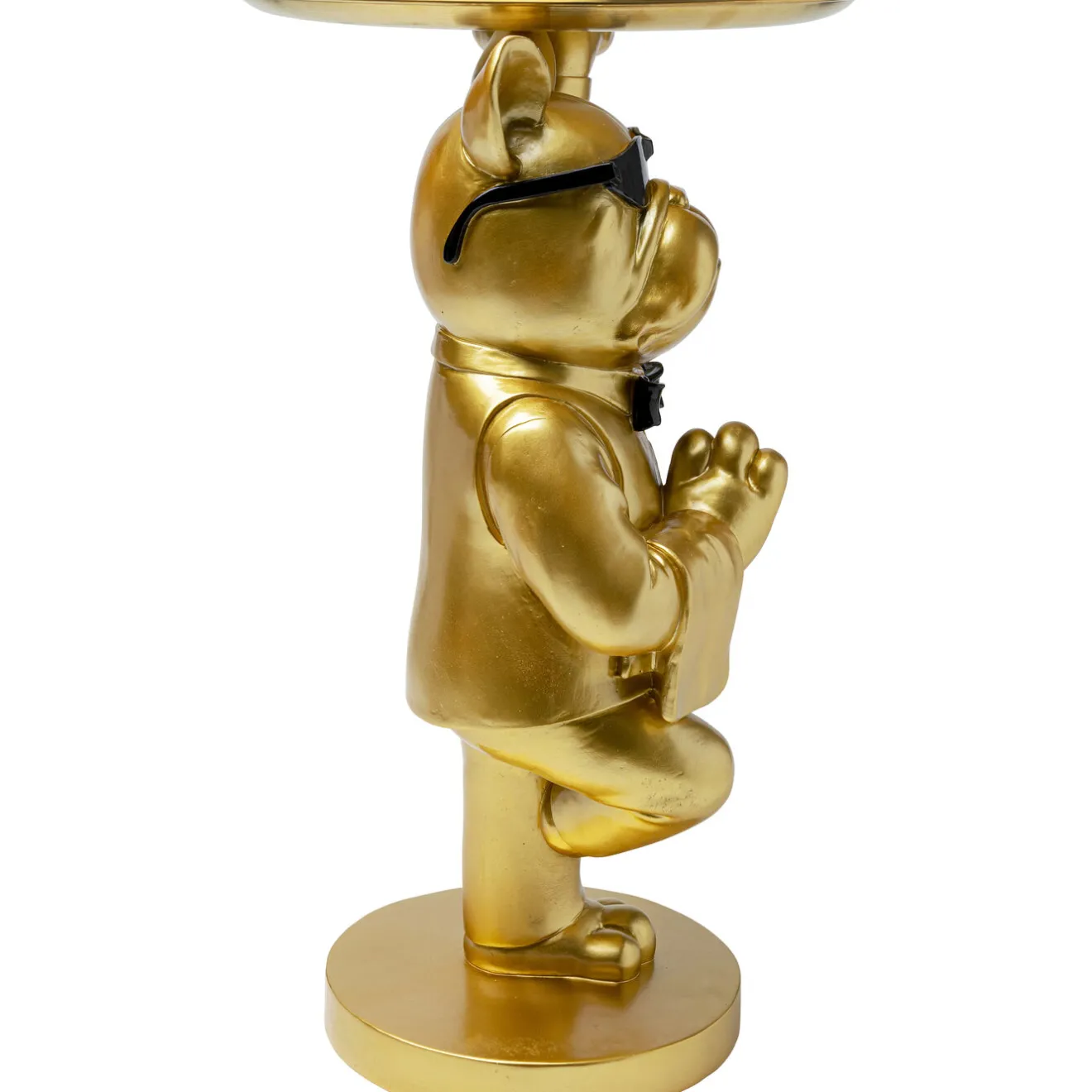 KARE Design Tables D'Appoint|Table D Appoint Cool Bulldog Tray Dore 34X55Cm