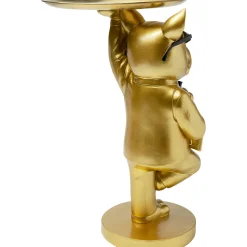KARE Design Tables D'Appoint|Table D Appoint Cool Bulldog Tray Dore 34X55Cm