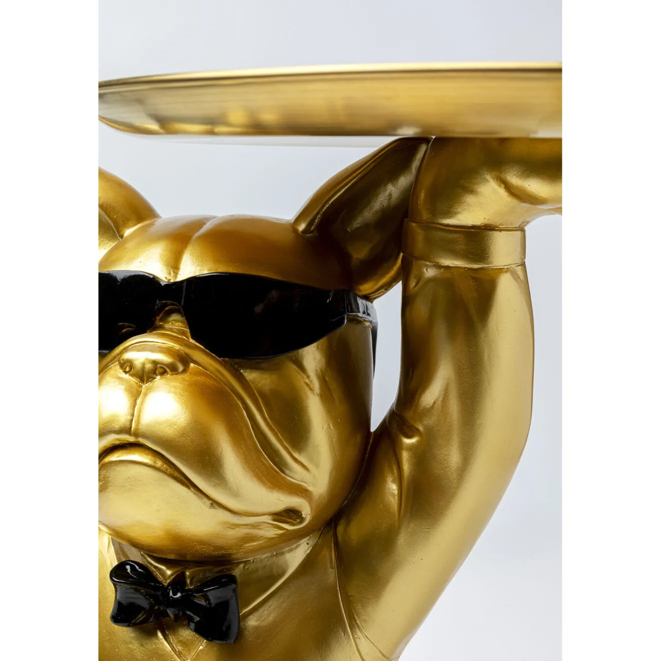 KARE Design Tables D'Appoint|Table D Appoint Cool Bulldog Tray Dore 34X55Cm