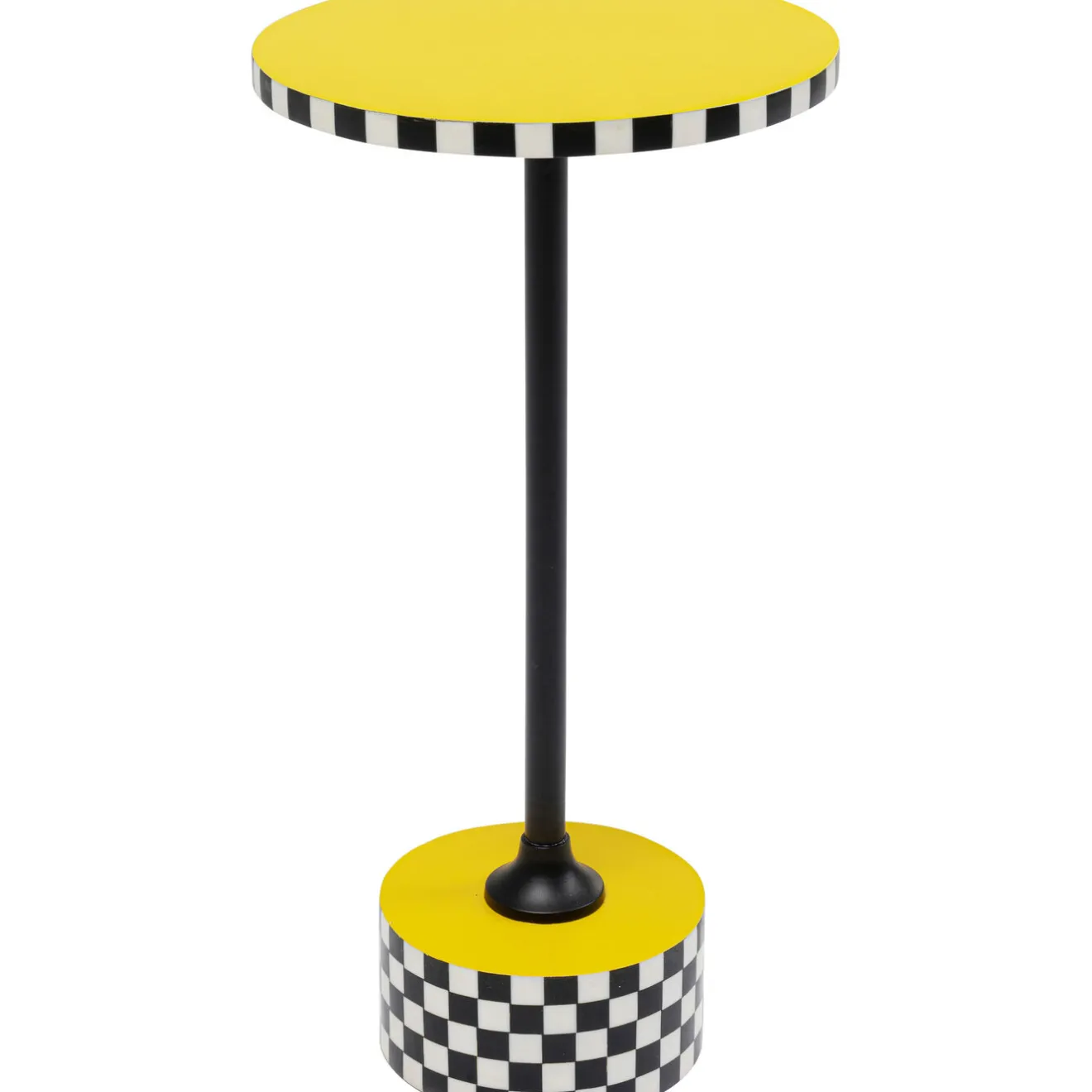 KARE Design Tables D'Appoint|Table D Appoint Domero Checkers Jaune O25Cm