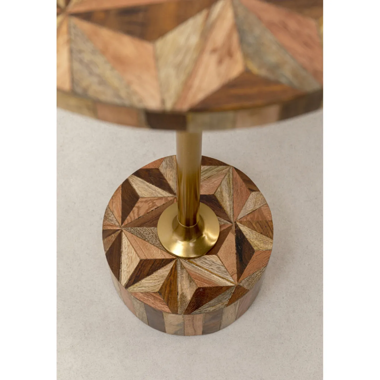 KARE Design Tables D'Appoint|Table D Appoint Domero Geo Laiton O25Cm