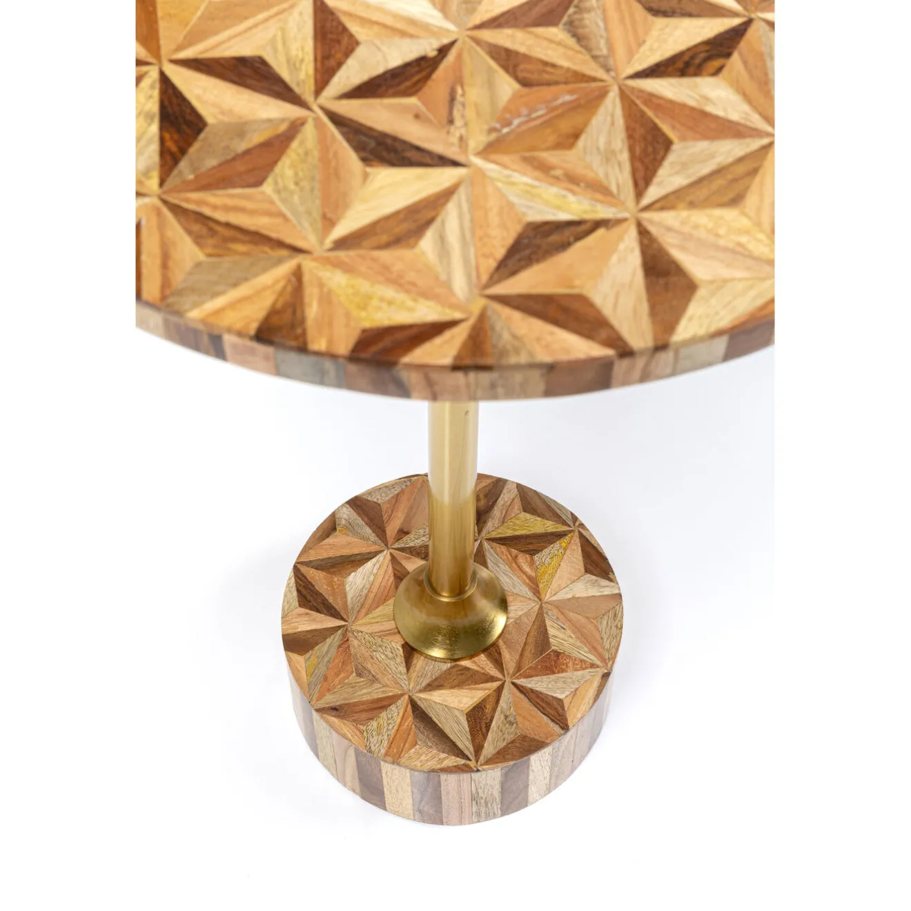 KARE Design Tables D'Appoint|Table D Appoint Domero Geo Laiton O40Cm