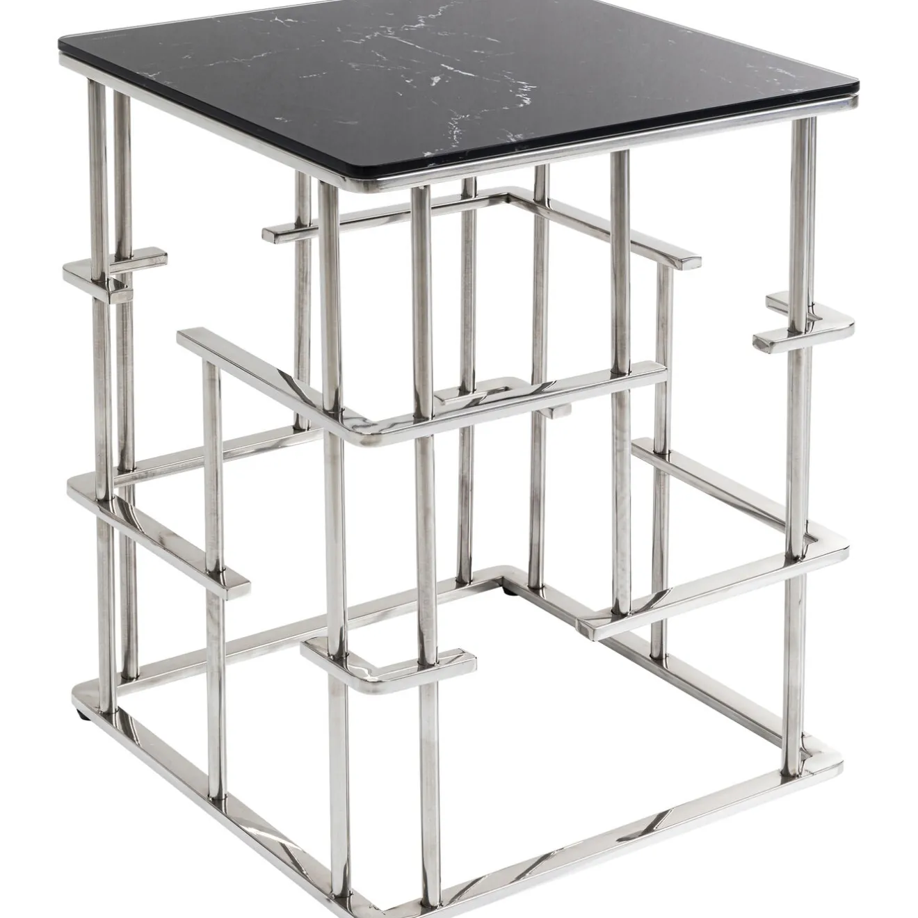 KARE Design Tables D'Appoint|Table D Appoint Rome Argente 40X40Cm