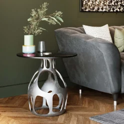 KARE Design Tables D'Appoint|Table D Appoint Volcano Argente O60Cm