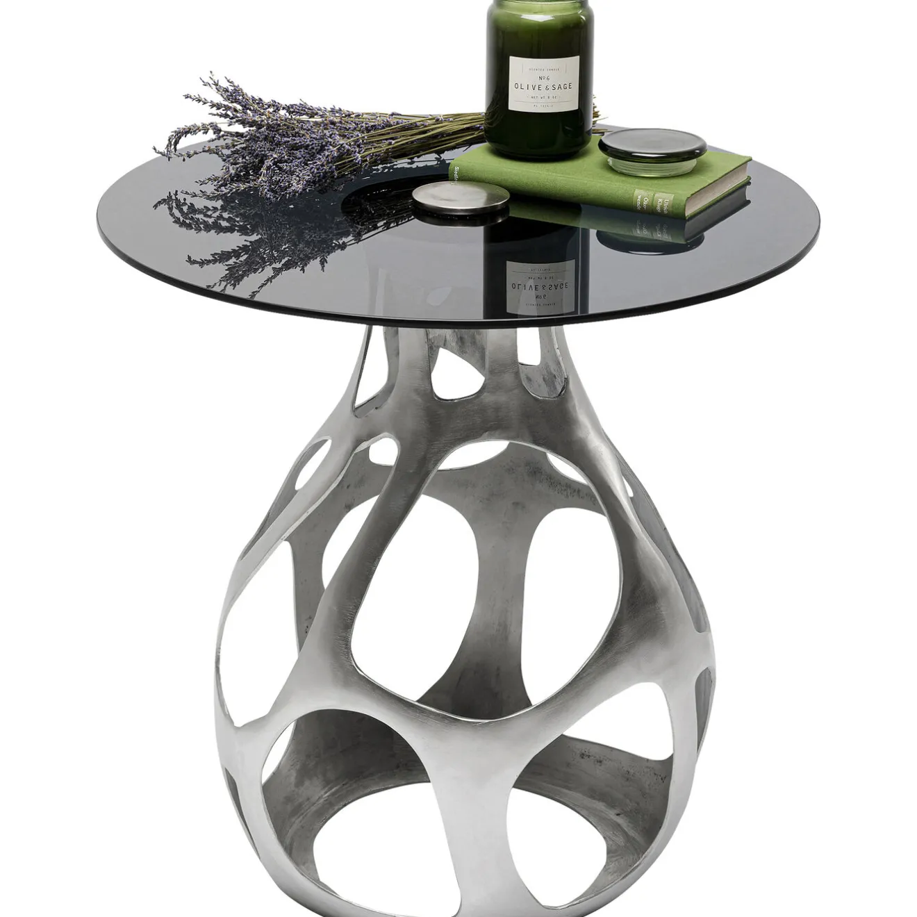 KARE Design Tables D'Appoint|Table D Appoint Volcano Argente O60Cm