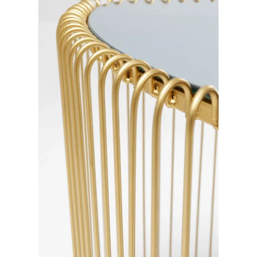 KARE Design Tables D'Appoint|Table D Appoint Wire Triangle Dore (2/Set)