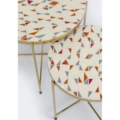 KARE Design Tables D'Appoint|Table D Apppoint Priya Blanc (2/Set)