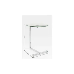 KARE Design Tables D'Appoint|Table D´Appoint Easy Living Transparente O46Cm