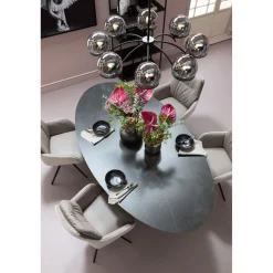 KARE Design Tables À Manger|Table Grande Possibilita Noir 220X120Cm