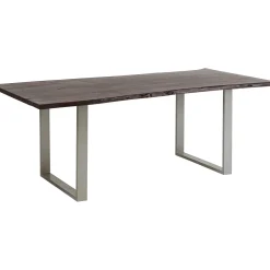 KARE Design Tables À Manger|Table Harmony Fonce Argente 160X80