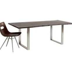 KARE Design Tables À Manger|Table Harmony Fonce-Chrome 160X80Cm
