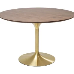 KARE Design Tables À Manger|Table Invitation Noyer-Laiton O120Cm