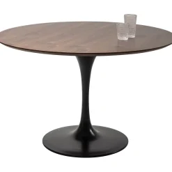 KARE Design Tables À Manger|Table Invitation Set Noyer Noir O120Cm