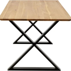 KARE Design Tables À Manger|Table Jackie Chene Cross Noir 180X90Cm
