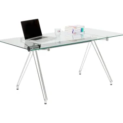KARE Design Bureaux|Table Officia Verre Trempe 160X80