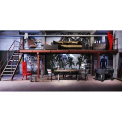 KARE Design Tables À Manger|Table Railway 210X100Cm-Chaque Modele Unique