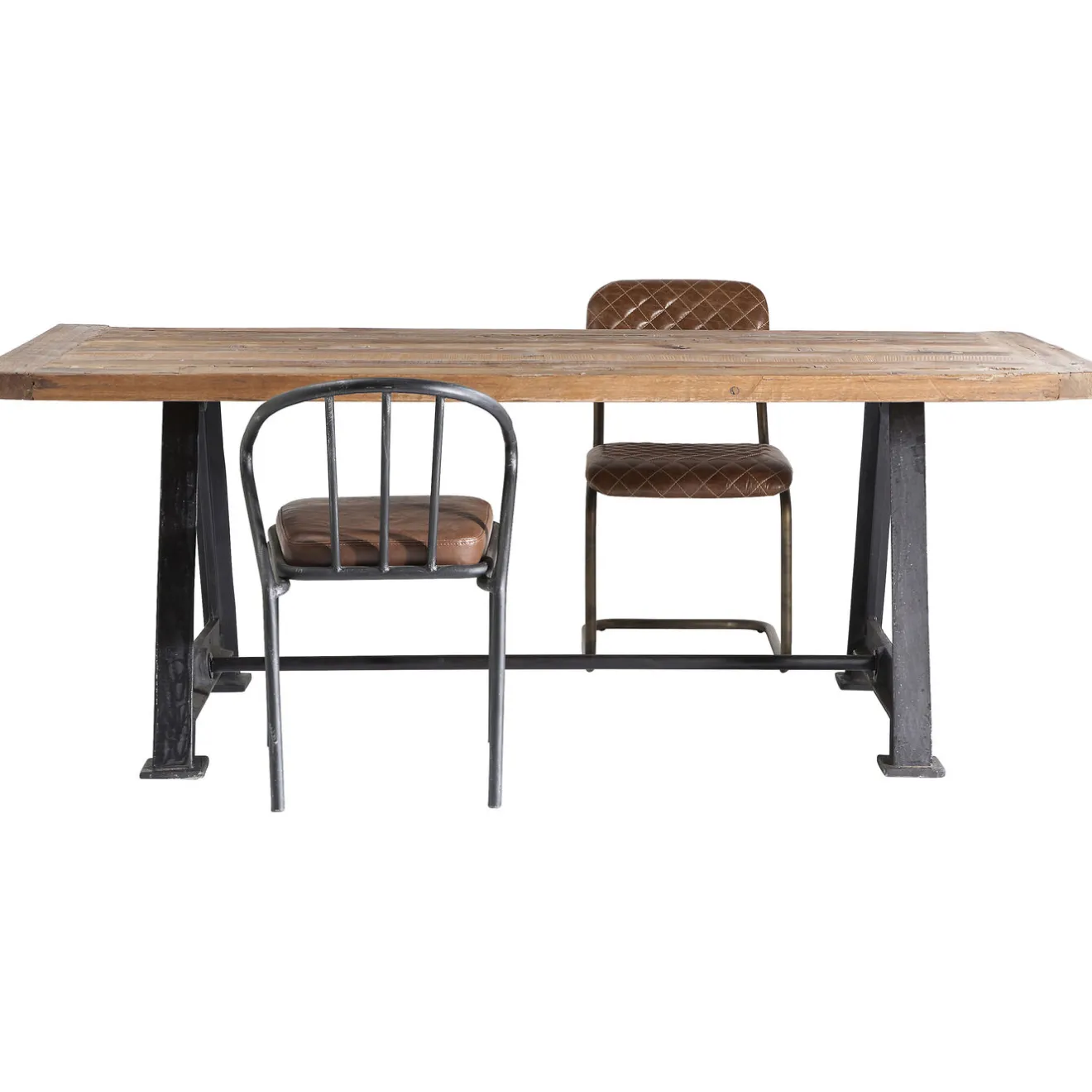 KARE Design Tables À Manger|Table Railway 210X100Cm-Chaque Modele Unique