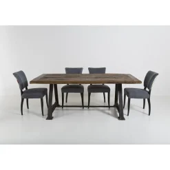 KARE Design Tables À Manger|Table Railway 210X100Cm-Chaque Modele Unique