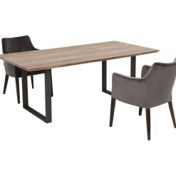 KARE Design Tables À Manger|Table Symphony Acier Brut 180X90
