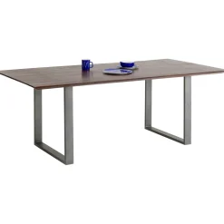 KARE Design Tables À Manger|Table Symphony Fonce Acier Brut 200X100