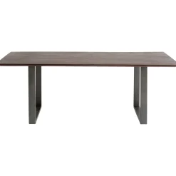 KARE Design Tables À Manger|Table Symphony Fonce Acier Brut 200X100