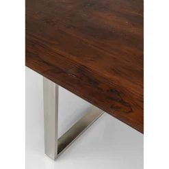 KARE Design Tables À Manger|Table Symphony Fonce Chrome 200X100