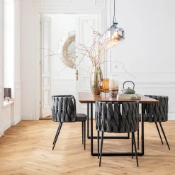 KARE Design Tables À Manger|Table Symphony Noir 200X100