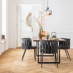 KARE Design Tables À Manger|Table Symphony Noir 160X80