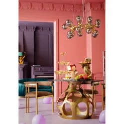 KARE Design Tables À Manger|Table Volcano Dore O120Cm