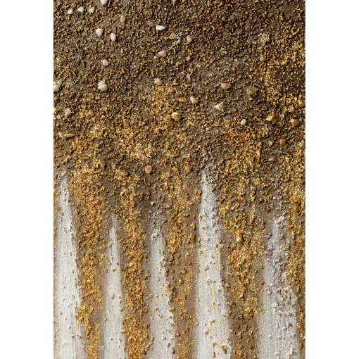 KARE Design Tableaux Sur Toile|Tableau Acrylique Abstract Fields 100X200Cm