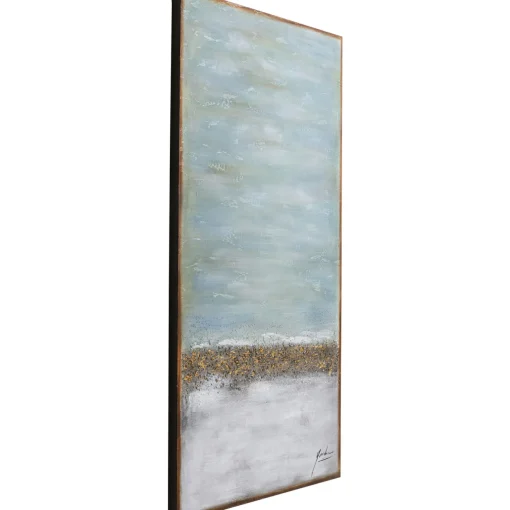 KARE Design Tableaux Sur Toile|Tableau Acrylique Abstract Horizon 100X200Cm