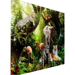 KARE Design Tableaux En Verre|Tableau En Verre Animal Paradise 150X100Cm