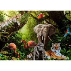 KARE Design Tableaux En Verre|Tableau En Verre Animal Paradise 150X100Cm