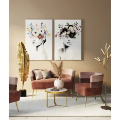 KARE Design Tableaux En Verre|Tableau En Verre Autumn Hair 80X120Cm